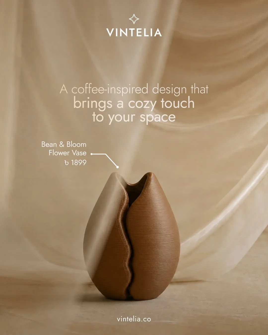 Bean & Bloom Flower Vase image 2